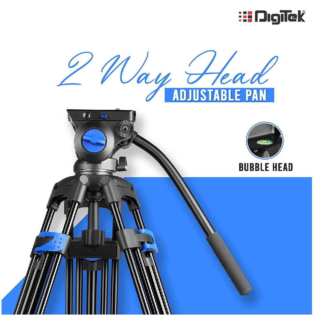 Digitek Platinum Heavy Duty Video And Photo Professional Tripod DPTR