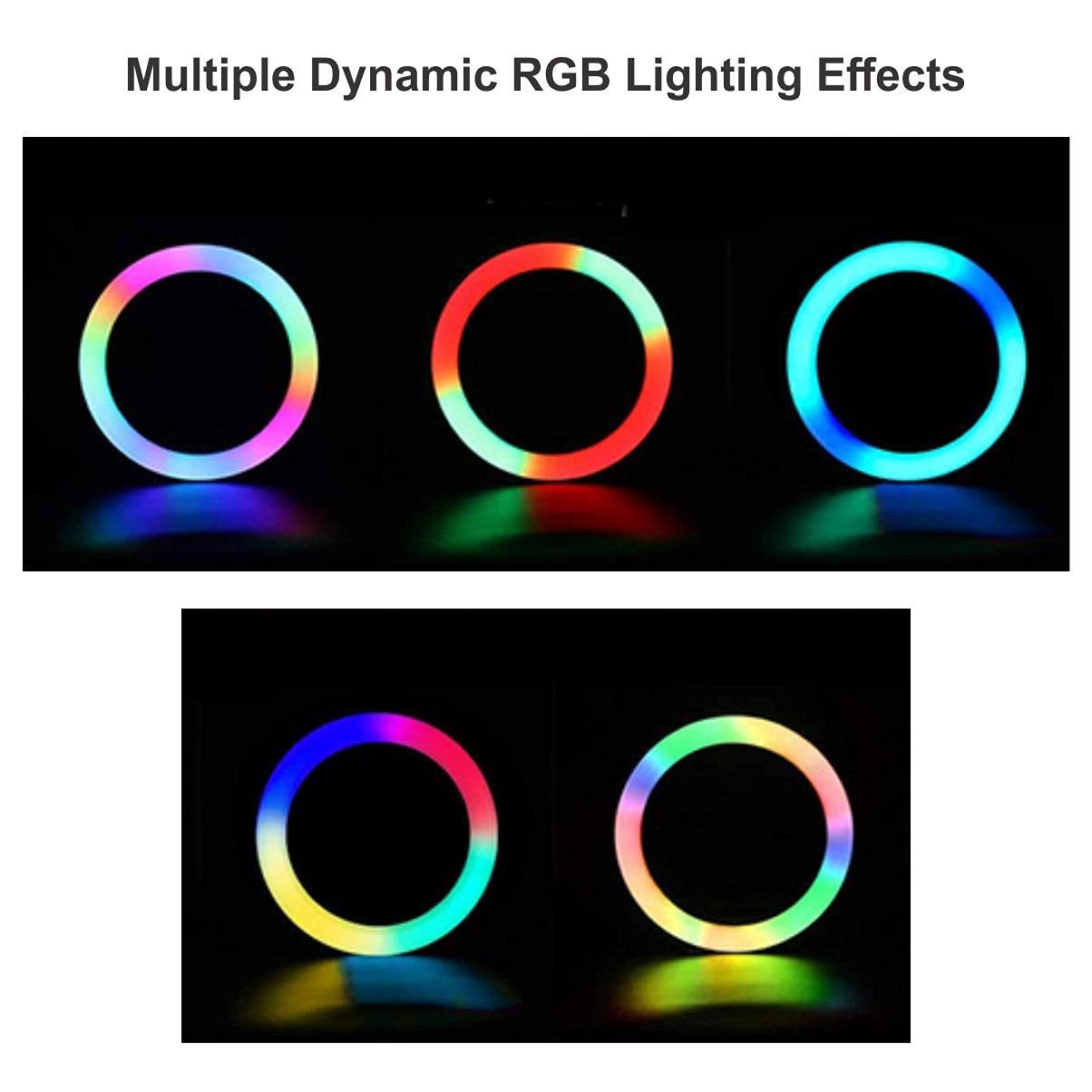 Digitek Led Ring Light Cm Inch Rgb With Stand For Youtube