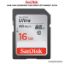 Picture of 16GB Class 10/Memory Card Speed Upto 40MB/S* Ultra SD