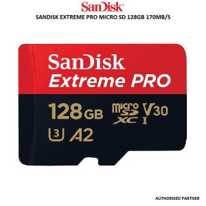 Picture of Sandisk Extreme Pro Micro SD 128GB 200MB/S