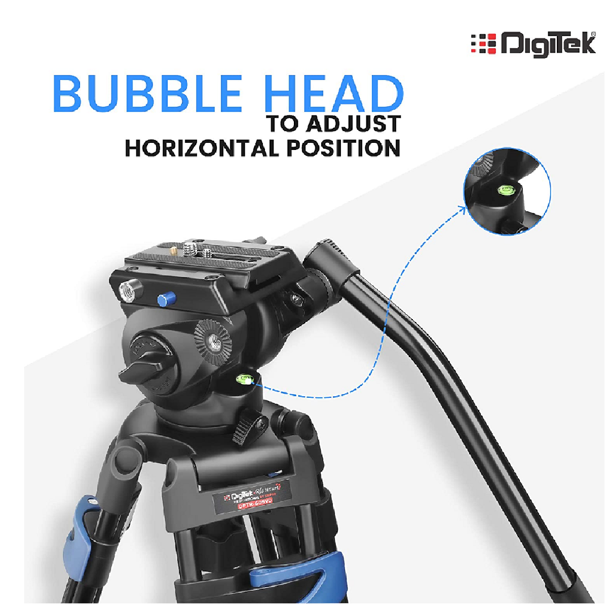 Digitek Platinum Heavy Duty Professional Tripod (DPTR 605 VD) Future