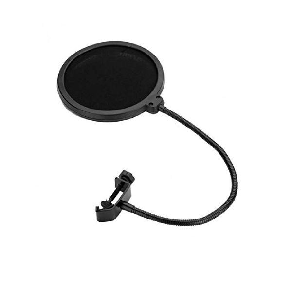 Picture of Powerpak PF-100 6-Inch Studio Microphone Pop Filter Shield Mask (Black)