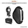 Picture of Godox S-Type Bowens Mount Flash Bracket with Softbox Kit