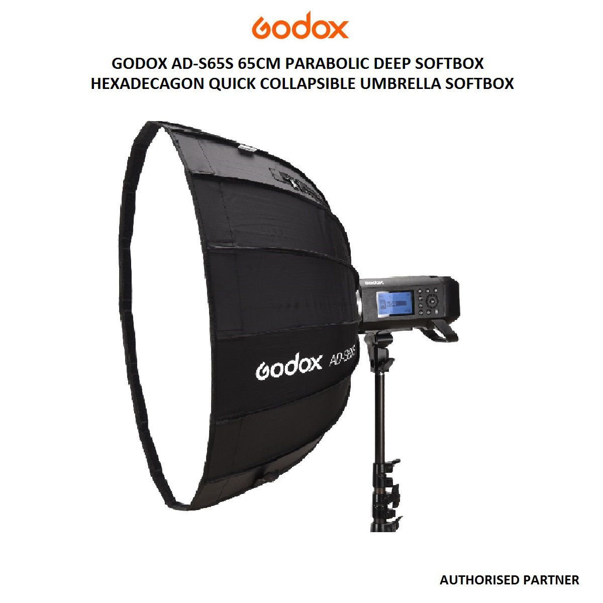 Godox AD-S65S 65cm Hexadecagon Umbrella Softbox | Future Forward