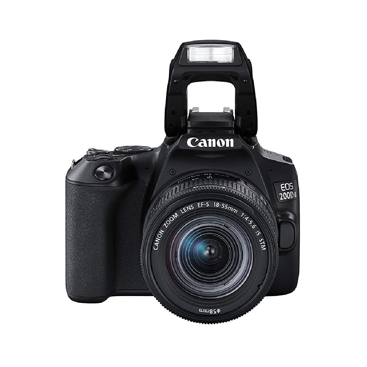 Canon EOS 200D II 24.1MP Digital SLR Camera + EF-S 18-55mm f/4 IS STM ...