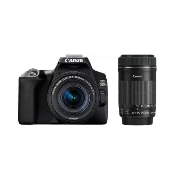 Canon EOS 200D II 24.1MP Digital SLR Camera + EF-S 18-55mm is STM Lens ...