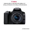 Picture of Canon EOS 200D II 24.1MP Digital SLR Camera + EF-S 18-55mm is STM Lens + EF-S 55-250mm is STM Lens (Black)