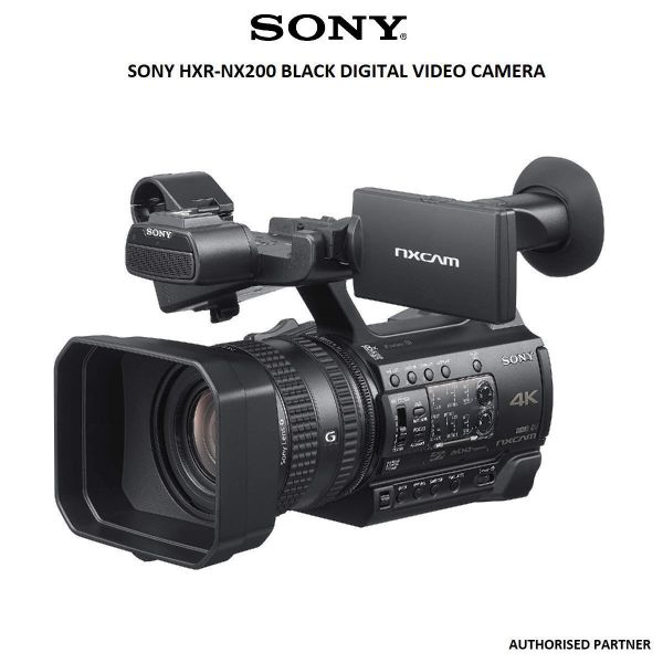 sony hxr-nx200 digital video camera left view image