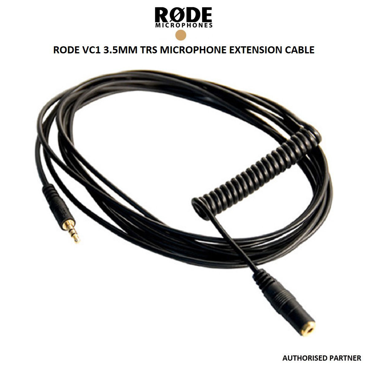 Rode VC1 3.5mm Stereo Mini Jack Extension Cable Future Forward