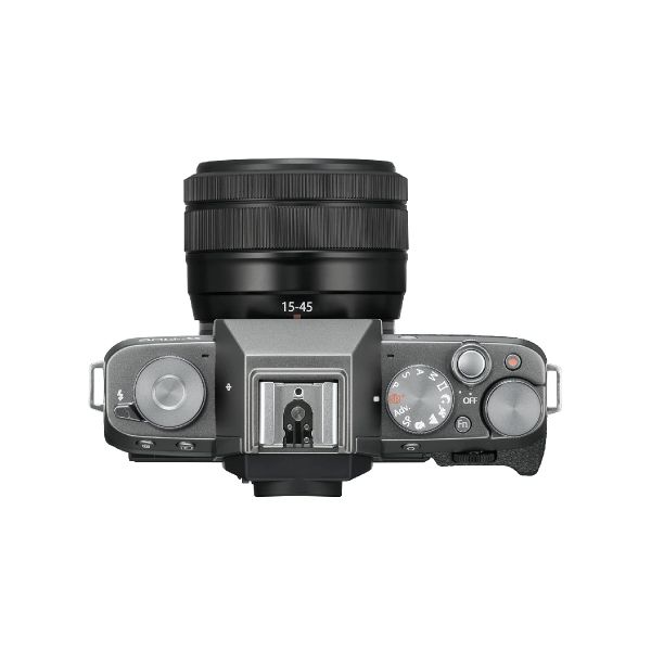Fujifilm X-T100 Mirrorless Digital Camera OIS PZ Lens  Dark Silver