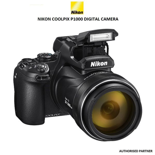 Nikon Coolpix P1000 Camera with 125X Optical Zoom (Black) | Future Forward