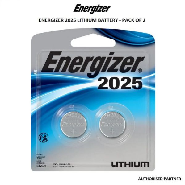 Picture of Energizer CR2025 Lithium Coin Battery (2-Pack)