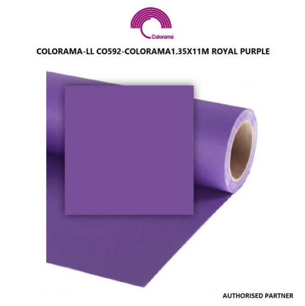 Picture of Colorama Paper Background 1.35 x 11m Royal Purple