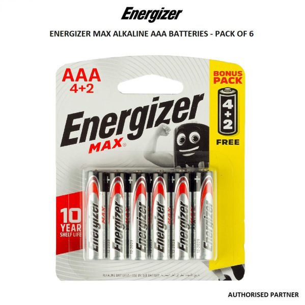 Picture of Energizer Max AAA Batteries (6-pack)