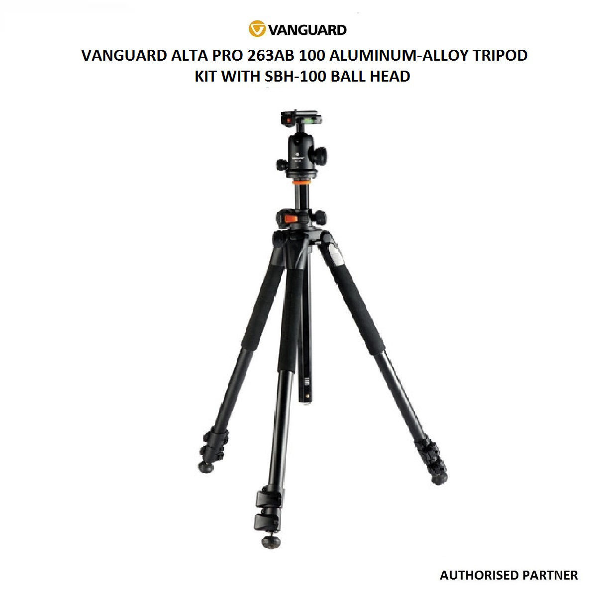 Vanguard Alta Pro 263AB 100 Aluminum-Alloy Tripod Kit with SBH-100 Ball ...