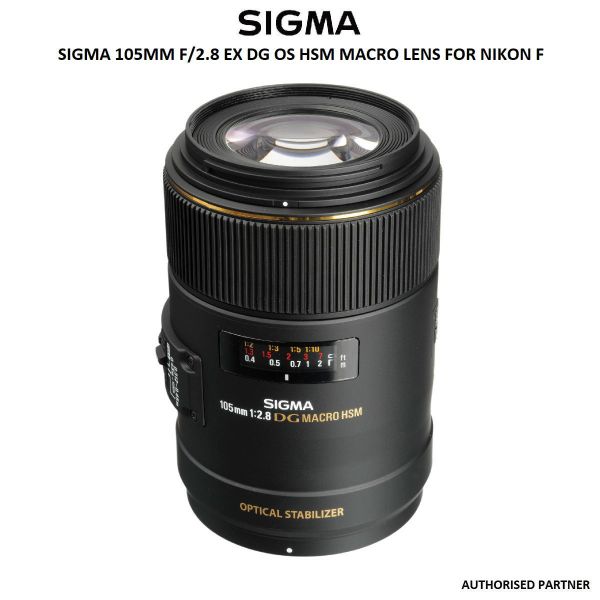 Sigma 105mm EX DG OS HSM Macro Lens for Nikon F