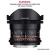 Picture of Samyang 12mm T3.1 VDSLR Cine Fisheye Lens for Canon EF Mount