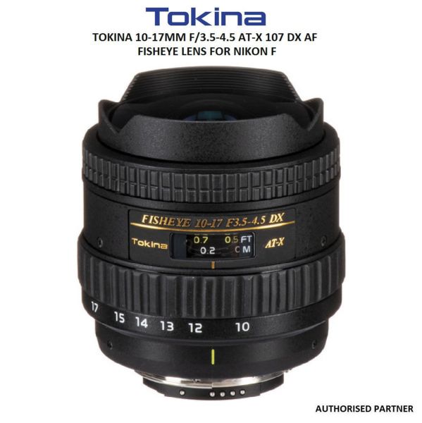 Tokina10-17mmF3.5-4.5AT-X107DX FisheyeEF