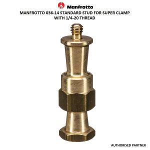 Picture of Manfrotto 036-14 Standard Stud for Super Clamp with 1/4-20 Thread
