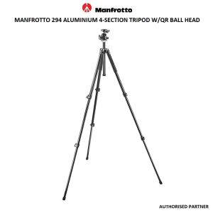Picture of Manfrotto 294 Aluminum 4-Section Tripod W/QR Ballhead
