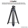 Picture of Digitek Platinum Heavy Duty (Maximum Load up to 20kgs), 9.5 Feet Tall Video and Photo Professional Tripod, Made Aluminium Material (DPTR 620VD)