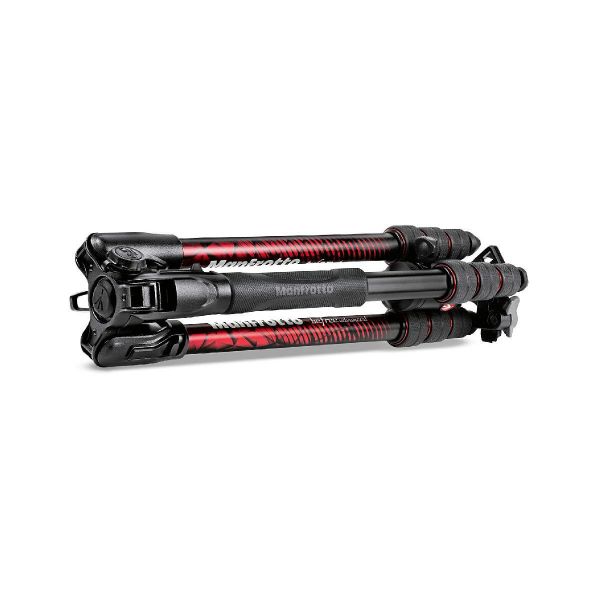 Picture of Manfrotto Befree Advanced Travel Aluminum Tripod with 494 Ball Head (Twist Locks, Red)