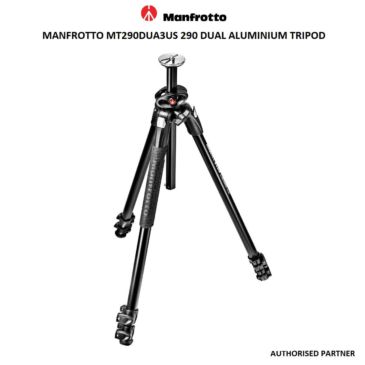 Manfrotto MT290DUA3US 290 Dual Aluminum Tripod Future Forward