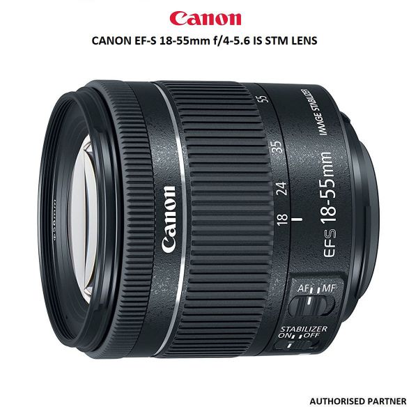 キャノン Canon EF-S 18-55mm 55-250mm IS レンズ キヤノン 標準レンズ CANON EF-S 18-55mm F4-5.6 IS STM 未使用