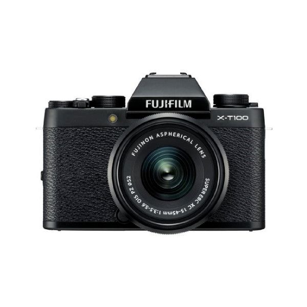 Picture of FUJIFILM X-T100 Camera with 15-45mm and 50-230mm Lens Kit (Black)