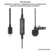 Picture of Saramonic LavMicro-UC Omnidirectional Lavalier Mic for USB Type-C Devices with Signal Converter