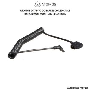 Picture of Atomos D-Tap to DC Barrel Coiled Cable for Atomos Monitors Recorders