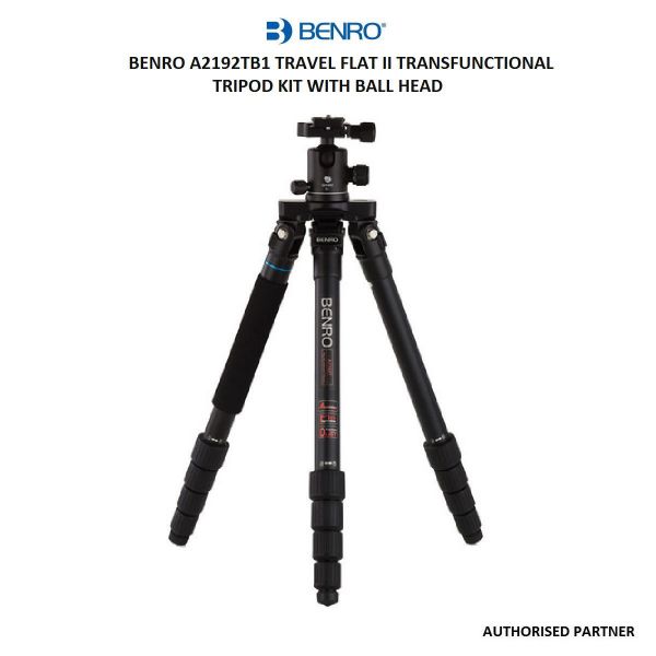 Picture of Benro A2192TB1 Travel Flat II Transfunctional Tripod Kit with Ball Head