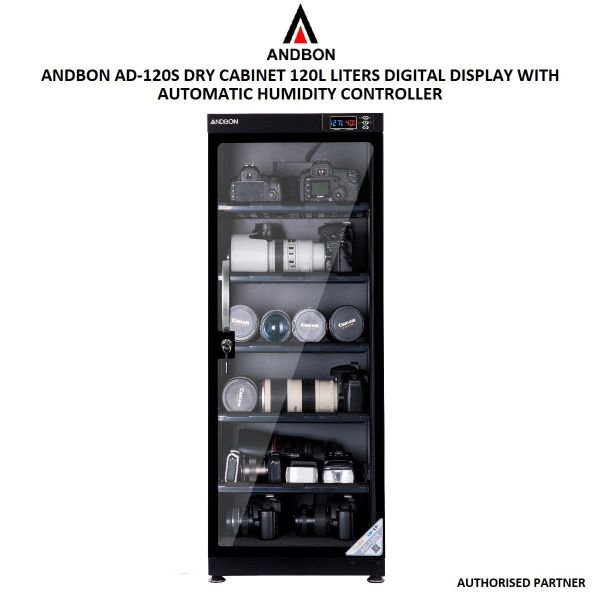 Picture of Andbon AD-120S Electronic Dry Cabinet , 120 L , Black