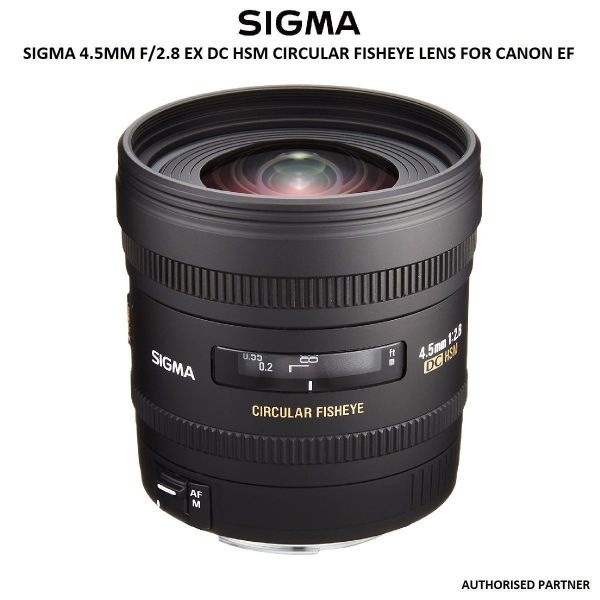 Sigma EX DC HSM Circular Fisheye Lens for Canon EF