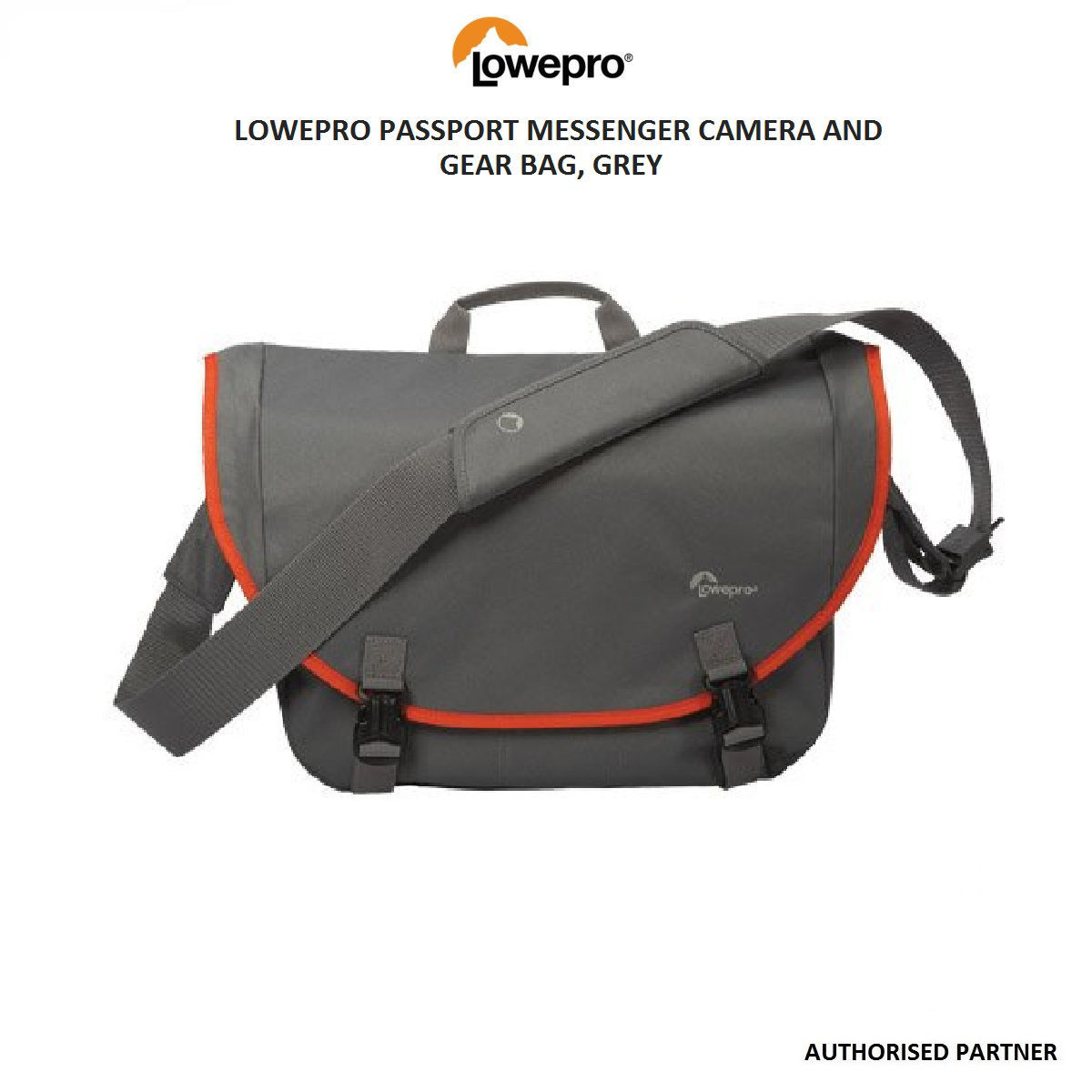 Lowepro Passport Messenger Camera and Gear Bag, Grey Future Forward
