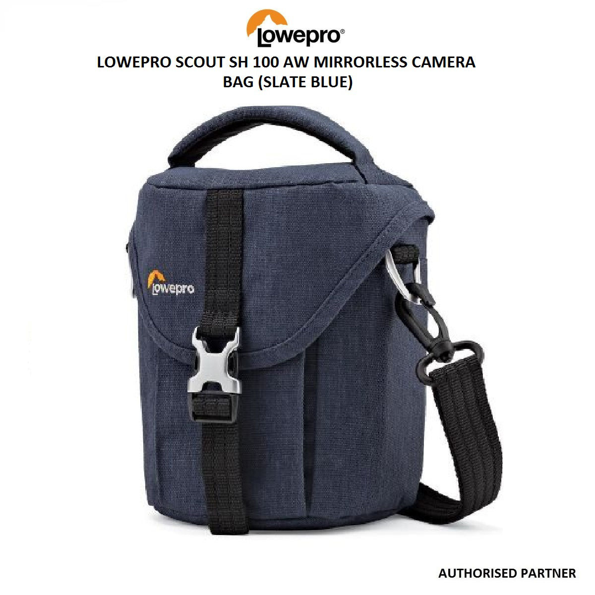 Lowepro Scout SH 100 AW Mirrorless Camera Bag (Slate Blue) Future Forward