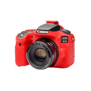 Picture of easyCover Silicone Protection Cover for Canon 90D (Red)
