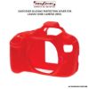 Picture of EasyCover Silicone Protection Cover for Canon 1200D Camera (Red)