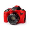 Picture of easyCover Silicone Protection Cover for Canon 77D (Red)