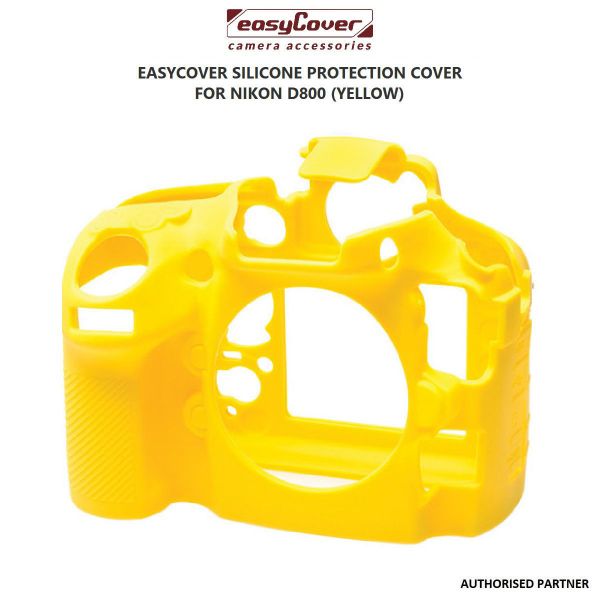 Picture of easyCover Silicone Protection Cover for Nikon D800 (Yellow)