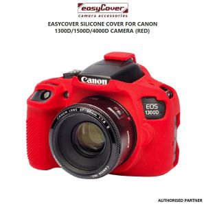 Picture of EasyCover Silicone Cover for Canon 1300D/1500D/4000D Camera (Red)