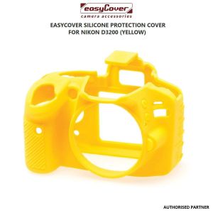 Picture of easyCover Silicone Protection Cover for Nikon D3200 (Yellow)