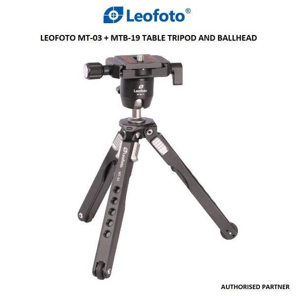 Picture of Leofoto MT-03 + MTB-19 Spider Mini Table Tripod and Ballhead