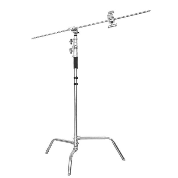 Picture of E-Image Heavy Duty Light C-Stand Withfolding Legs Grip Arm (LCS-04)
