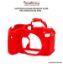 Picture of Easycover Silicone Protection Cover for Canon EOS 80D (Red)