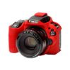 Picture of easyCover Silicone Protection Cover for Canon 200D Red