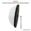 Picture of Godox Diffuser for 65" Transparent Parabolic Umbrella (Black/Silver)