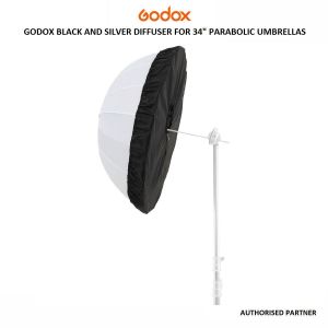 Picture of Godox Black and Silver Diffuser for 34" Parabolic Umbrellas