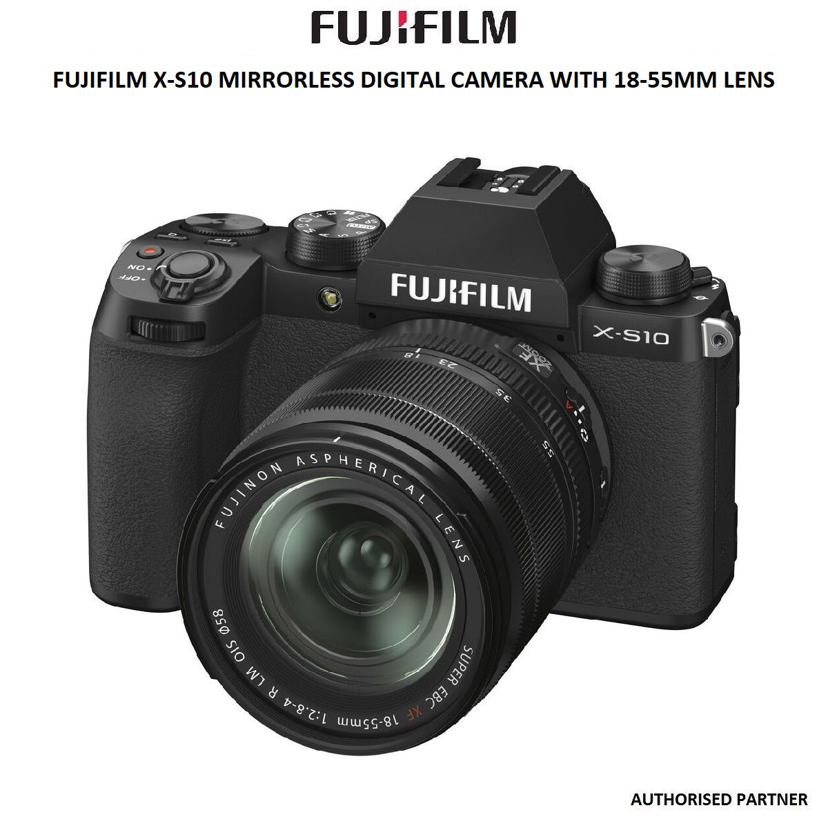 FUJIFILM XS10 Mirrorless Digital Camera with 1855mm Lens Future Forward