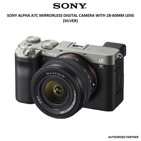 Sony Alpha a7C Mirrorless Digital Camera with 28-60mm Lens (Silver)  Future Forward